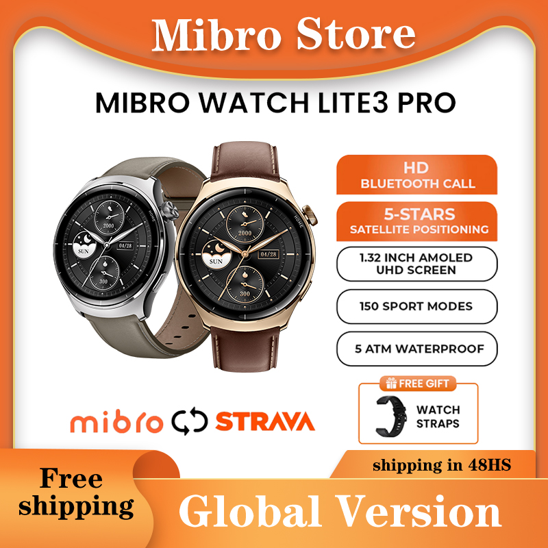 Compass Lensatic - Mibro Lite3 Pro นาฬิกาอัจฉริยะสำหรับผู้ชาย สมาร์ทวอทช์กันน้ำ นาฬิกากีฬา