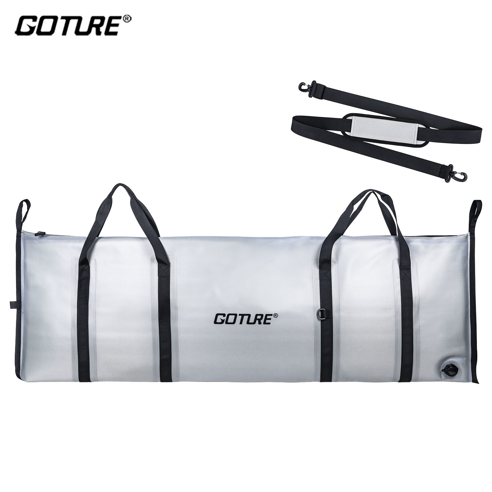Water Bag Collapsible - กระเป๋าเก็บความเย็นสำหรับตกปลา Goture กระเป๋าเก็บปลาสดแบบมีฉนวนกันความร้อน เก็บความสดได้นาน 72 ชั่วโมง