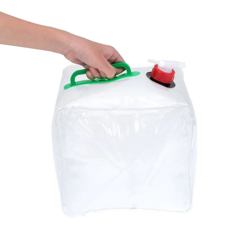 ถังน้ำแบบพับเก็บได้สำหรับ10L ถ - Water Bag Collapsible บทวิจารณ์และราคา
